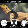 Bearded Dragon Harness and Leash Set, 3-Size Adjustable Soft Leather