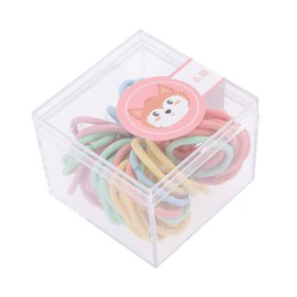 Healeved 120pcs Hair Ties Elastic Seamless Hair Bands for Thick Curly Straight Stretchy Non Damaging Ponytail Holders for Daily Use