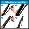 Hihaha Rear Windshield Wiper Blade Arm Set Replacement for Ford