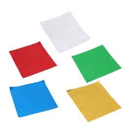 BIUDECO Aluminum Foil Candy Wrapper 20x20cm Blue 100 Sheets Pack Food Packaging BBQ Tin Foil Paper Safe for Use