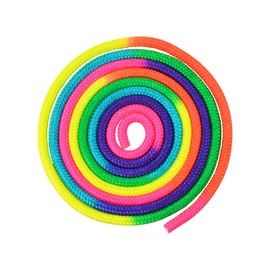 Skipping Rope Rhythmic Sports Gymnastics Rope Skipping Rope Horse Lead Children's Gymnastics Rope Rainbow Colour for Fitness Aerobics Rhythmic Gymnastics Art Rope Sports Training