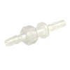 Quickun 5/16" Hose Barb Thru-Bulk Bulkhead Fitting Plastic Hex Straight
