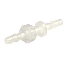 Quickun 5/16" Hose Barb Thru-Bulk Bulkhead Fitting Plastic Hex Straight Union Adapter Fitting for Water/Fuel/Air (Pack of 6)