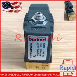 Unbranded For IR Ingersoll Rand Solenoid Valve 110V Air Compressor Accessories 54774302