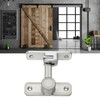 Sliding Door Bolt Luminous Prevent Theft Safe Stainless Steel 90