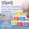 Valy&Oli® Knete - Extraweiche Naturknete - Vegane Bio Knete -