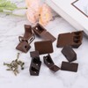 sourcing map 8 Pcs 90 Degree Plastic Corner Braces, 22x42.5x22mm