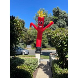 Unbranded 10ft/20ft Inflatable Tube Man/Air Dancer WITH Blower Fan(913-1032w) - 10' Red
