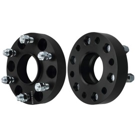 GDSMOTU 2pc Hubcentric Wheel Spacers for Chevy GMC 6 Lug, 1.25" Wheel Spacers 6x5.5 with 14x1.5 Studs for Chevy Express Silverado 1500 Suburban Tahoe, GMC Savana Sierra Yukon 1500