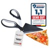 TOPANBIETER 999 Pizza Scissors with Lifter Function - 2-in-1 Pizza