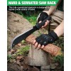 MOSSY OAK 19-inch Machete Saw Sharp Blade Machete Ergonomic No-Slip