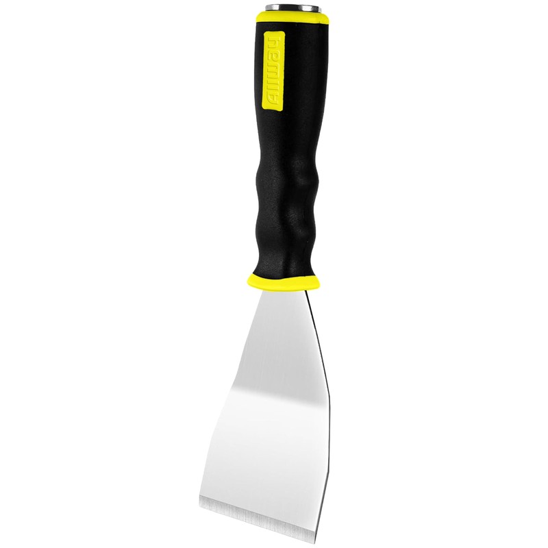 ALLWAY BS3 Soft-Grip Extendable Bent Heavy Duty Scraper with Pole
