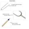 MalloMe Marshmallow Toasting Forks Kit,32" Extendable Marshmallow Sticks for Fire