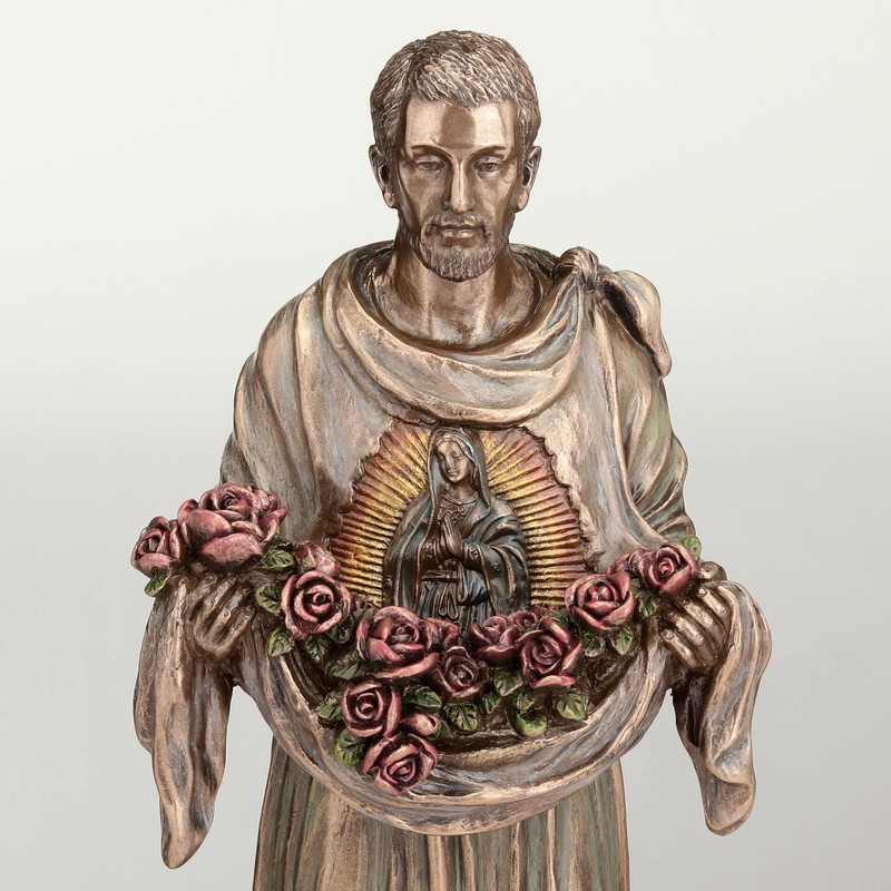 Veronese Design 8 1/8 Inch Saint Juan Diego Cuauhtlatoatzin Cold