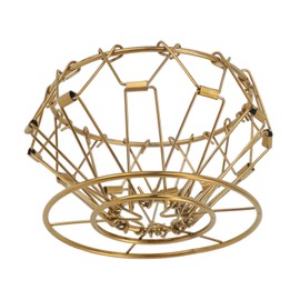 Pour Over Coffee Dripper Filter Holder Stainless Steel Foldable Portable Coffee Cone Dripper for Camping Outdoor Gold