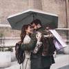 Sykerout Gradient Umbrella, Mini Umbrella, Pocket Umbrella, Compact Umbrella, Mini