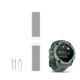C2D JOY Compatible with Instinct 2X/3 50mm Bands Replacement Sport Mesh Strap 22mm Watchband with Pins&Tool - 13#, L/6.1-9.2 in.