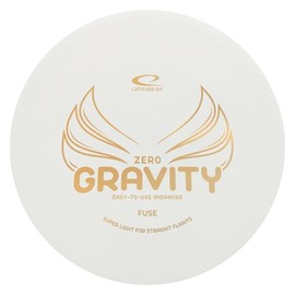 Latitude 64 Zero Gravity Fuse | Understable Disc Golf Midrange | Floats in Water | Lightweight w/Accurate Understable Flight | Beginner Mid Range Frisbee | Grippy Base Plastic | 120-130g (White)