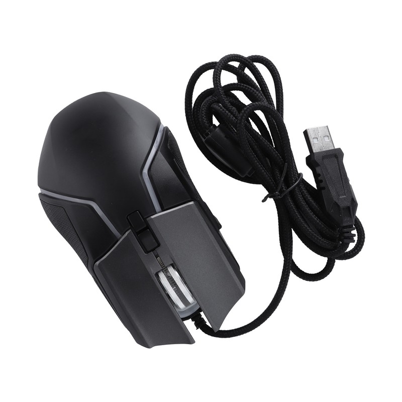 Gaming Mouse Adjustable DPI Mechanical Ergonomic RGB Lighting Wired Mice