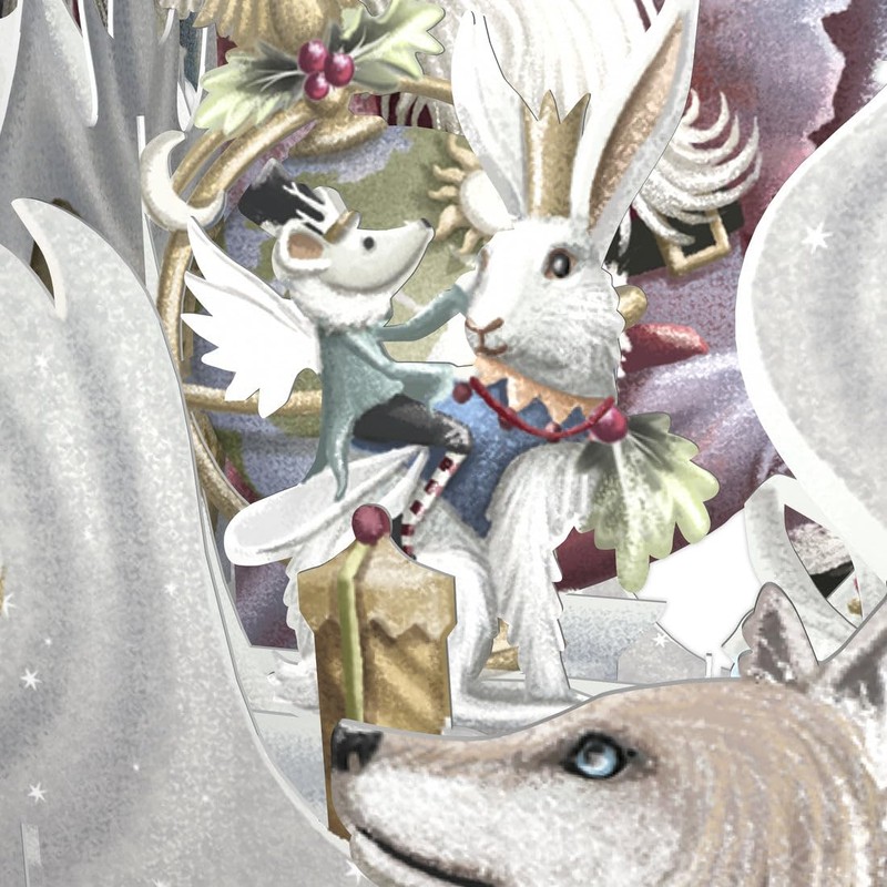 PAPER D'ART - SNOW QUEEN SLEIGH - 3D POP UP