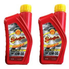 Schaeffer's Oil 2 Quarts Schaeffer's Oil Supreme Synthetic Plus 7000 Racing Oil SAE 10W-30 #709