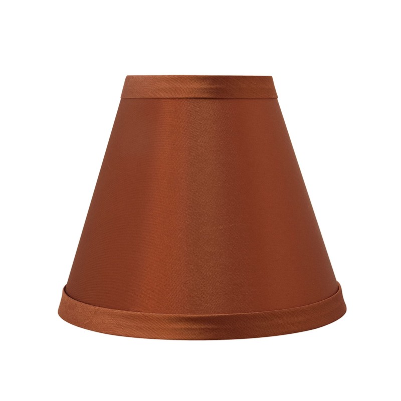 Aspen Creative 32111-2A, Hardback Empire Clip-On Chandelier Lamp Shade, Redwood,