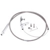 For Chevy TH350 Stainless Steel Braided Transmission Kick Down Cable