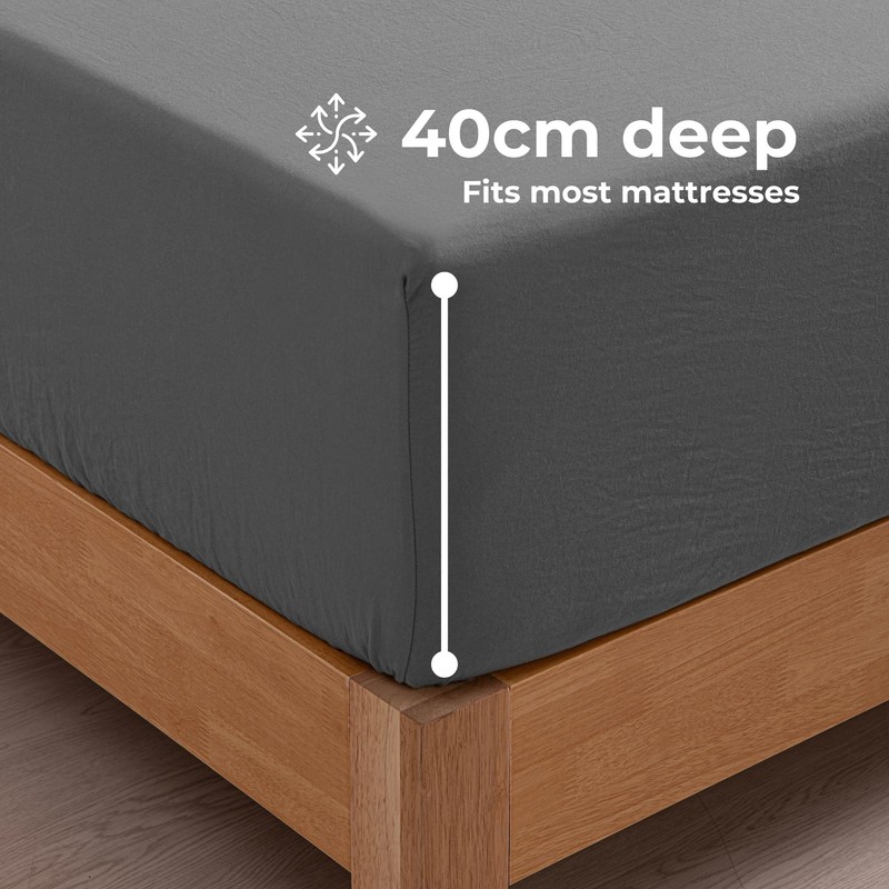 Dreamaker King Fitted Combo Microfiber Sheet Set, Ultra Soft Plush