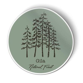 Squiddy Gila National Forest - Vinyl Sticker for Car, Laptop, Notebook (4" Wide)