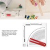 Knitting Gauge Converter Double Sided Clear Scale Knitting Stitch Counting