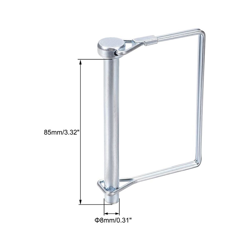 sourcing map Shaft Locking Pin Coupling Pins for Farm Trailer