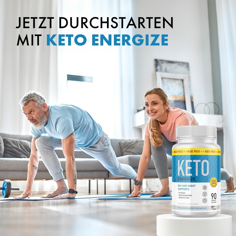 Keto Energize Capsules - For Men and Women - 90