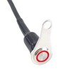 RAYANA Universal Stainless Steel LED Motorcycle Switch Horn Handlebar Adjustable