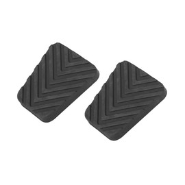 Hihaha Rubber Black Brake Clutch Pedal Pad Cover for Car Auto Vehicle 2pcs Durable Material