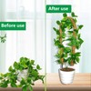 3 Pack Moss Pole,31 Inch Monstera Plant Support,Bendable Plant Trellis