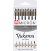 Sakura Pigma Yukama® Art Edition, 6 x Pigma Micron Fineliners