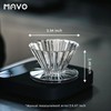 MAVO Pour Over Coffee Dripper, Detachable Hand Drip Brewer, Pour