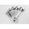 TechTongda Brand New 6 pcs Stainless Steel Measuring Spoons Set