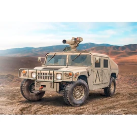 Italeri 6598 1:35 HMMWV M966 Tow Carrier - Faithful Replica, Model Building, Plastic Kit, Military Kit, Standing Model