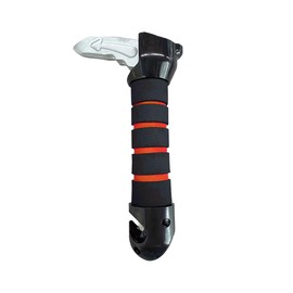 BDZMC 3 in 1 Car Handle Assist for Elderly, Multifunctional Car Door Support Handle, Window Breaker, Seatbelt Cutter, Portable Automotive Cane, Assistance Tool for Seniors and Handicapped (Red, 1PC)