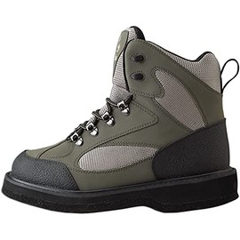 Caddis Men's Northern Guide Lightweight Taupe and Green EcoSmart Grip Sole Wading Shoe, 13