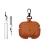 [3 in 1] TSVSXS Leather Case Compatible with AirPods Pro