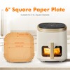 GRIFEMA Square Air Fryer Paper for Cosori Cecotec 2-4 L,