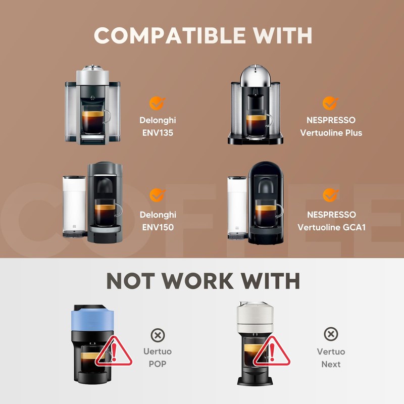 Reusable Coffee Pods Adapter Stainless Steel Converter Holder for espresso