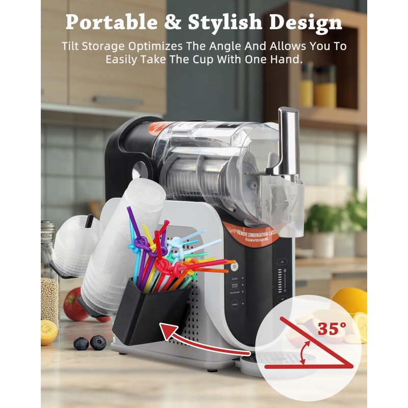 Cup Organizer for Ninja Slushie Machine FS301 & FS300-3-in-1 Side-Mounted