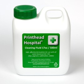 Printhead Hospital cleaning fluid for Epson, Brother, Canon, HP inkjet printers 17oz 500ml