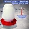 Heated Base for Metal Poultry Founts Poultry Drinker Water Heater