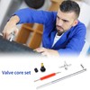 Rngeo Tire Valve Stem Puller Tools Set with 10 Pcs