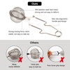 Snap Ball Tea Strainer, Exptolii 2 Pack Stainless Steel Tea