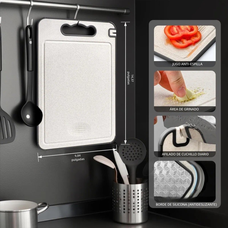 Qzgyoool Tablas Para Picar Tabla De Cocina Para Picar Cortar